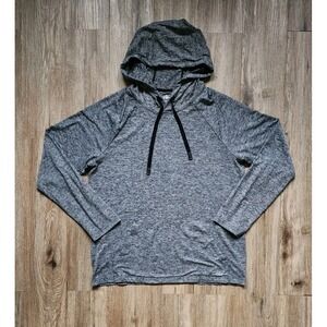 ALO Yoga Men's "The Conquer" Hoodie Size Large Heather Gray *SOLD OUT AT ALO*